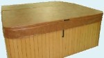 Standard Hot Tub Covers - 1.0 pound foam, 4" - 2" slope