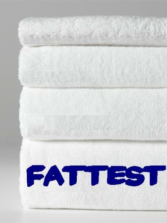 FATtowel FT70 - 6 pounds of thirsty comfort per 6.5 feet X 3.25 feet towel!