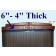 A 4"-2" taper hot tub cover on our 6"-4" taper spa cover for comparison