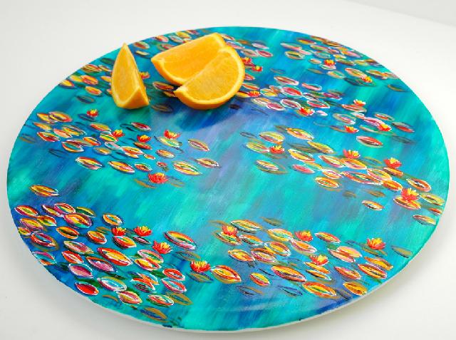 Colorful serving tray